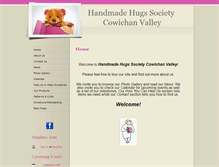 Tablet Screenshot of handmadehugscowichan.com